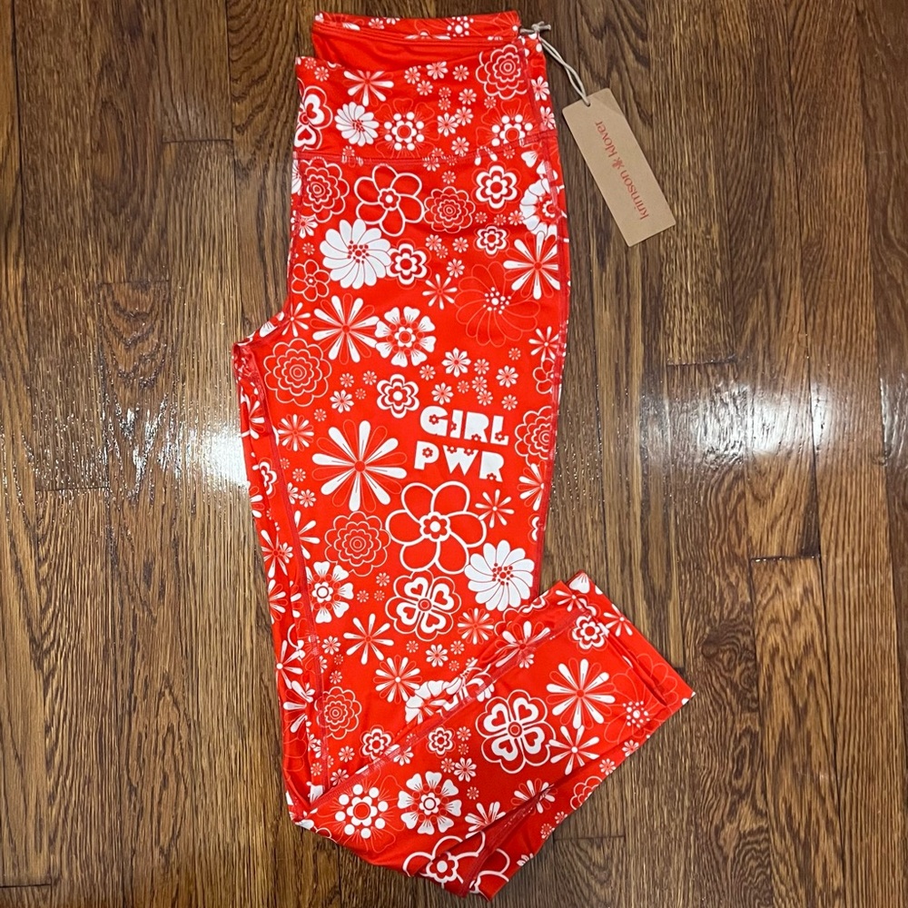 NWT Krimson Klover Women's Girl Power Legging Size M